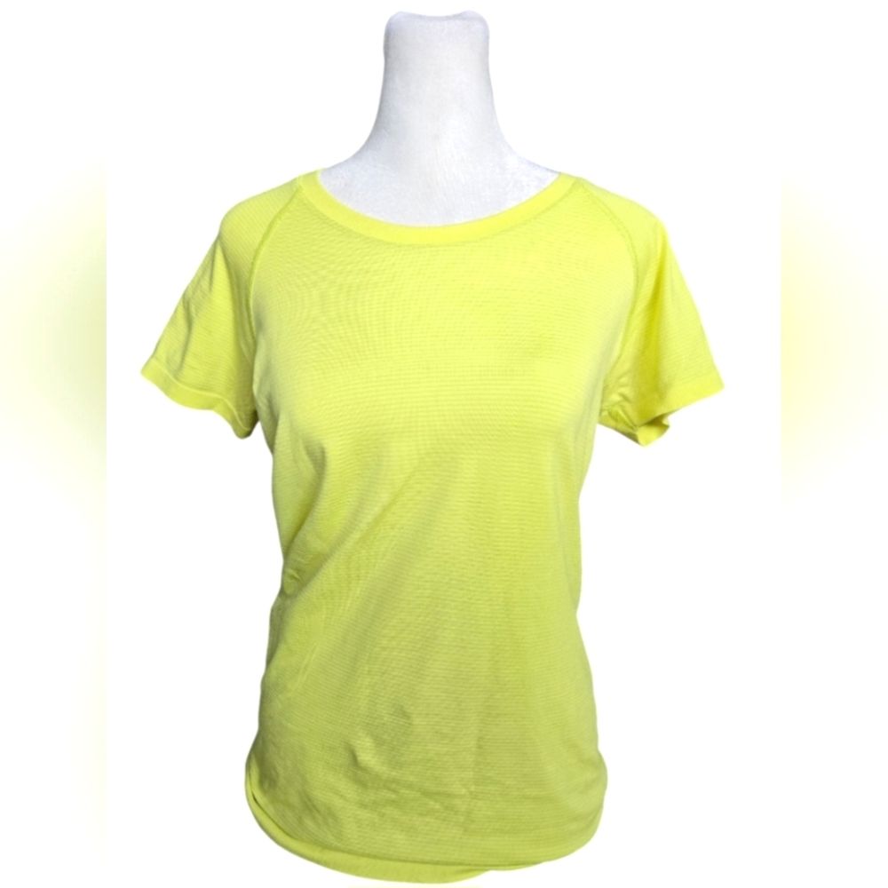 lululemon athletica Yellow Short Sleeve Tee